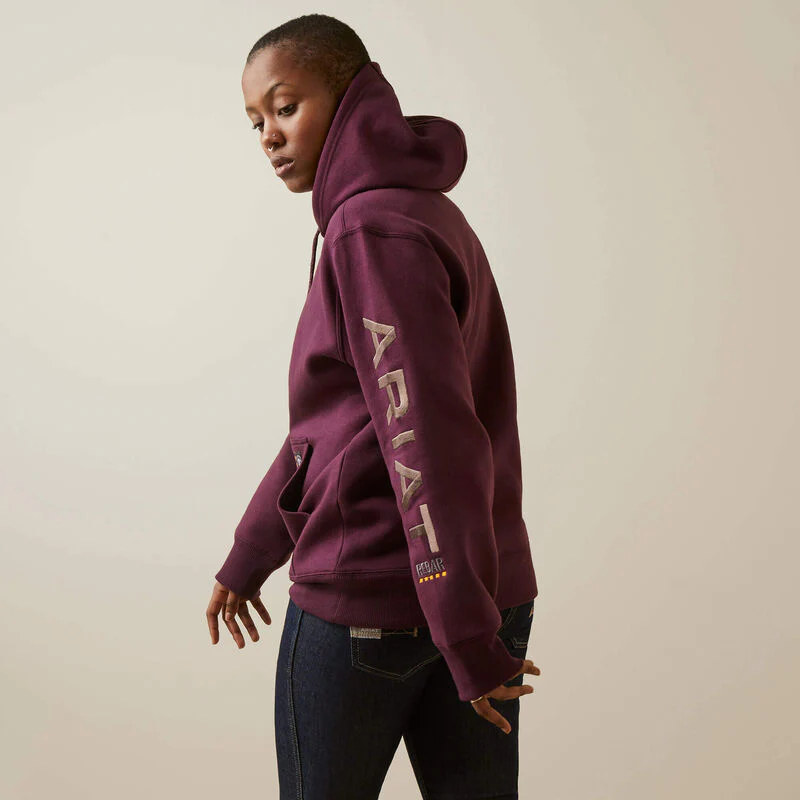 Ariat Potent Purple Rebar Graphic Hoodie - Image 2