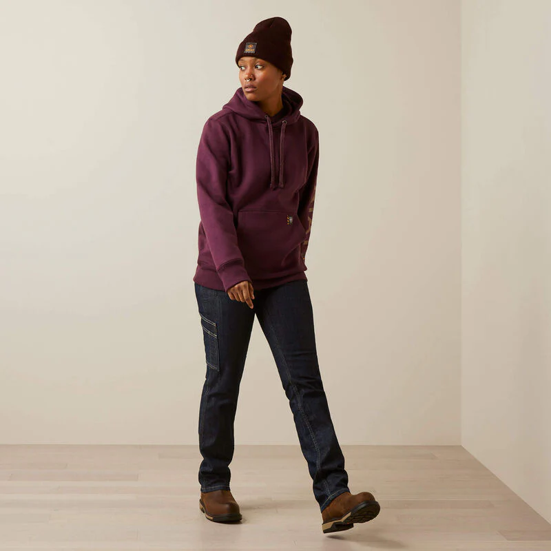 Ariat Potent Purple Rebar Graphic Hoodie - Image 3