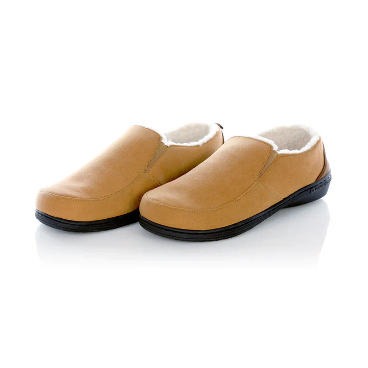 PowerStep Men's Twin Gore Slipper Light Brown - Image 2