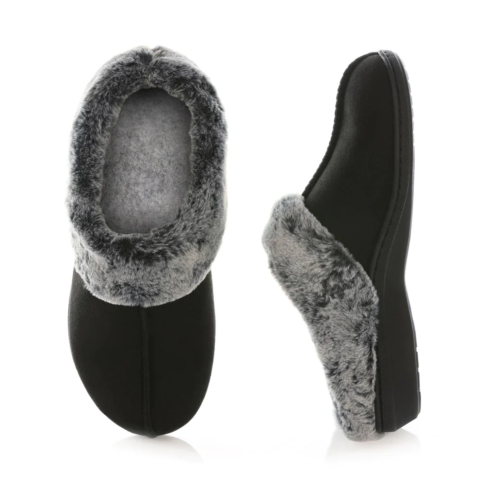 PowerStep Women's Clog Slippers Black - Image 4