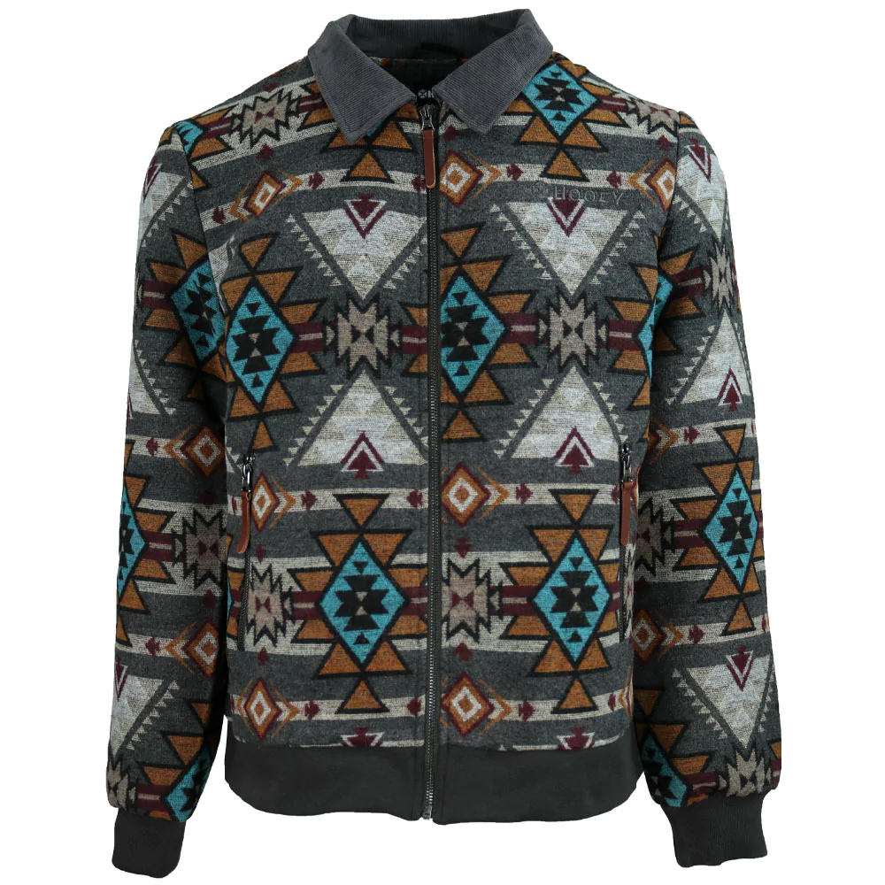 Final Sale  ✨Presidio Bomber Jacket Tan & Brown Aztec - Image 3