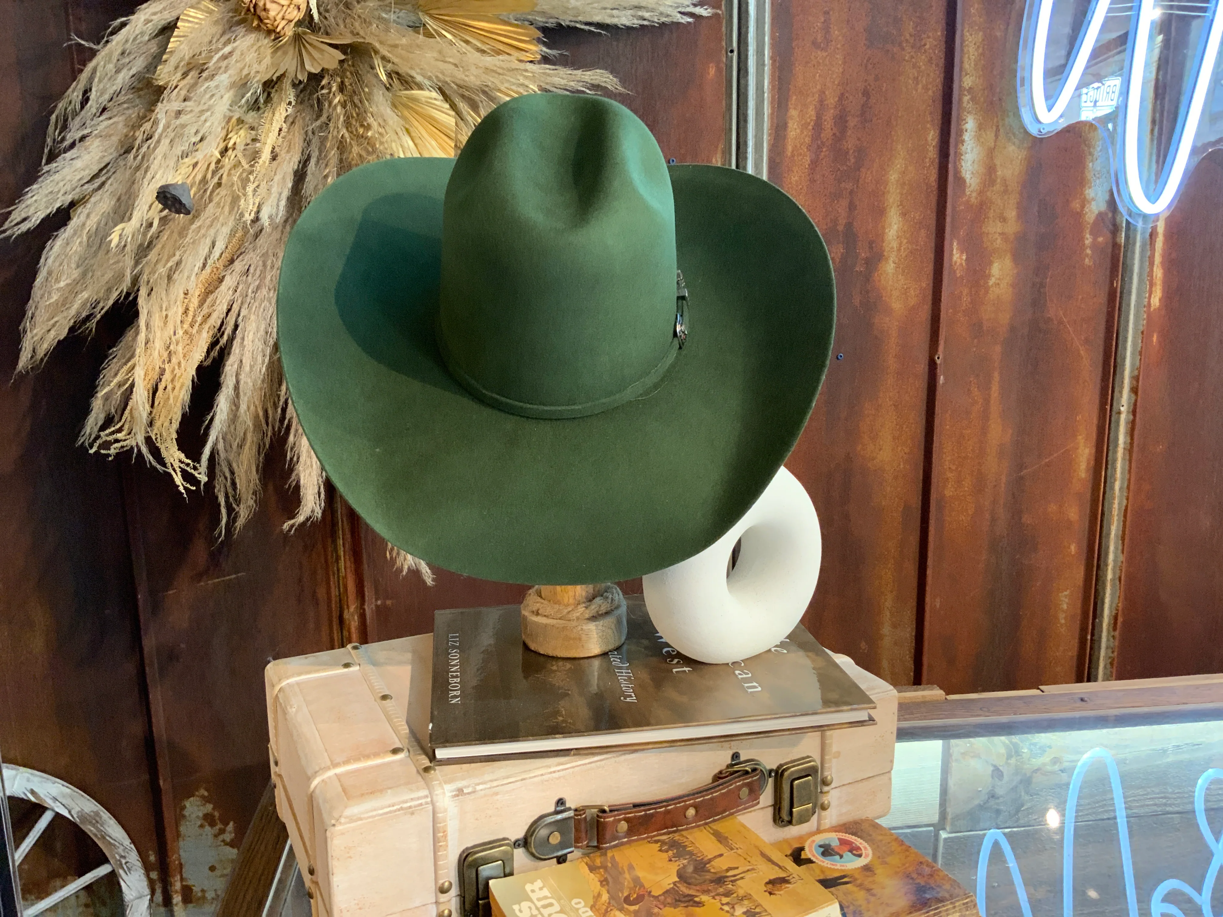 Pro Hats Military Green Felt - Image 2