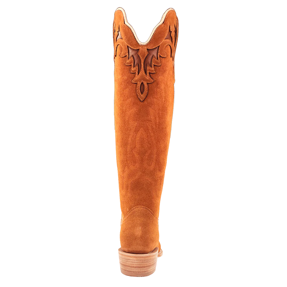 R. Watson Ginger Roughout Narrow Square Toe Boot - Image 2