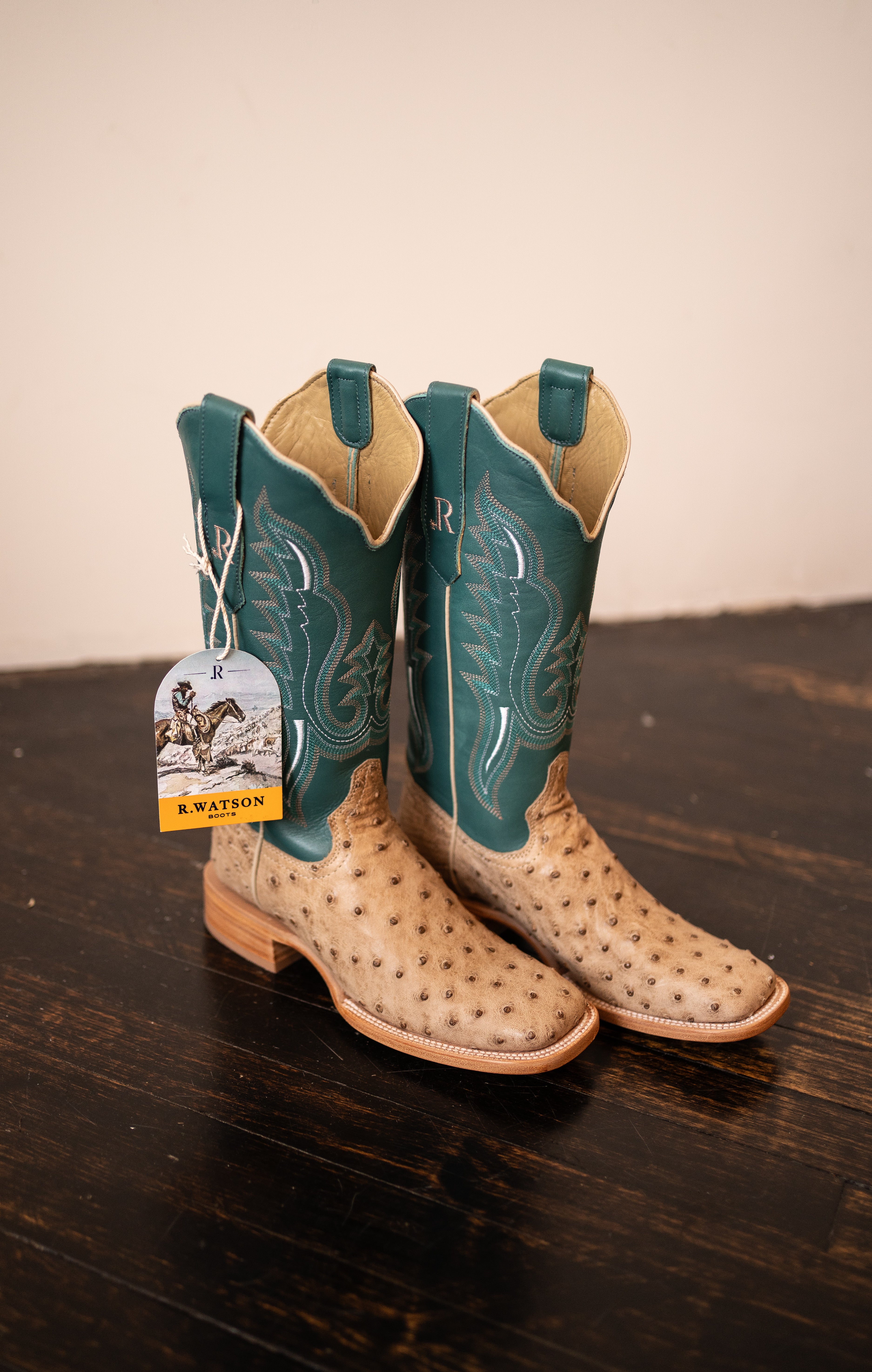 R. Watson Sand Full Quill Women's Boots - Image 6
