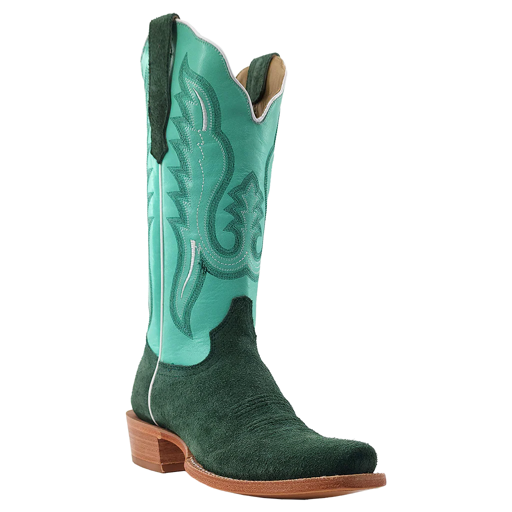R. Watson Teal Roughout Women's Boots - Image 2