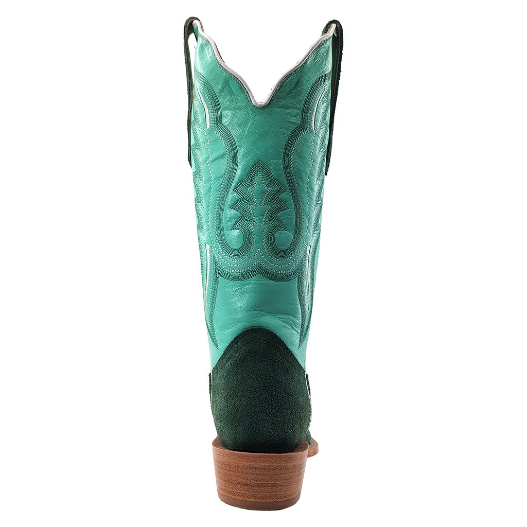 R. Watson Teal Roughout Women's Boots - Image 4