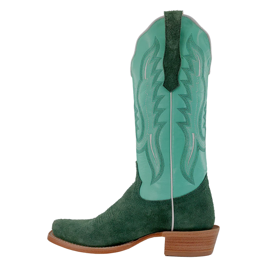 R. Watson Teal Roughout Women's Boots - Image 5