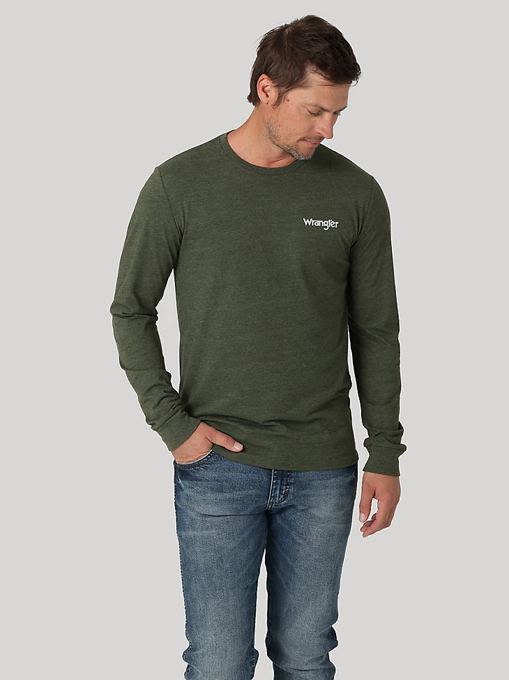 Final Sale✨ Racing Wrangler Logo Long Sleeve T-Shirt - Image 2