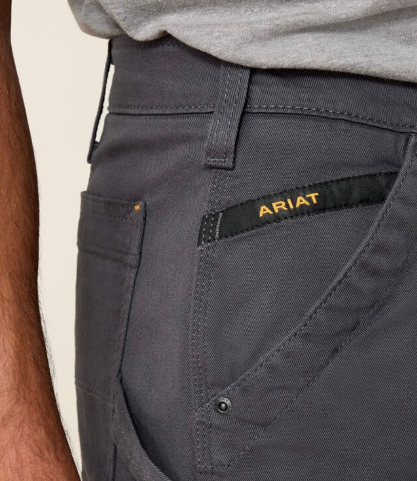 Ariat M4 Relaxed DuraStretch Washed Twill Dungaree Bootcut Pant - Image 5