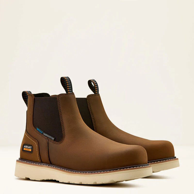 Rebar Wedge Chelsea Waterproof Composite Toe Work Boot - Image 2