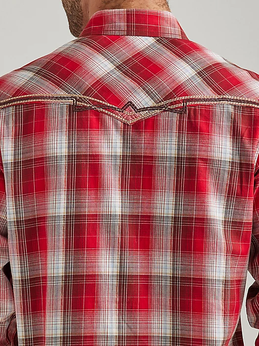 Final Sale ✨ Rock 47 Apple Red Plaid With Stitching - Image 4