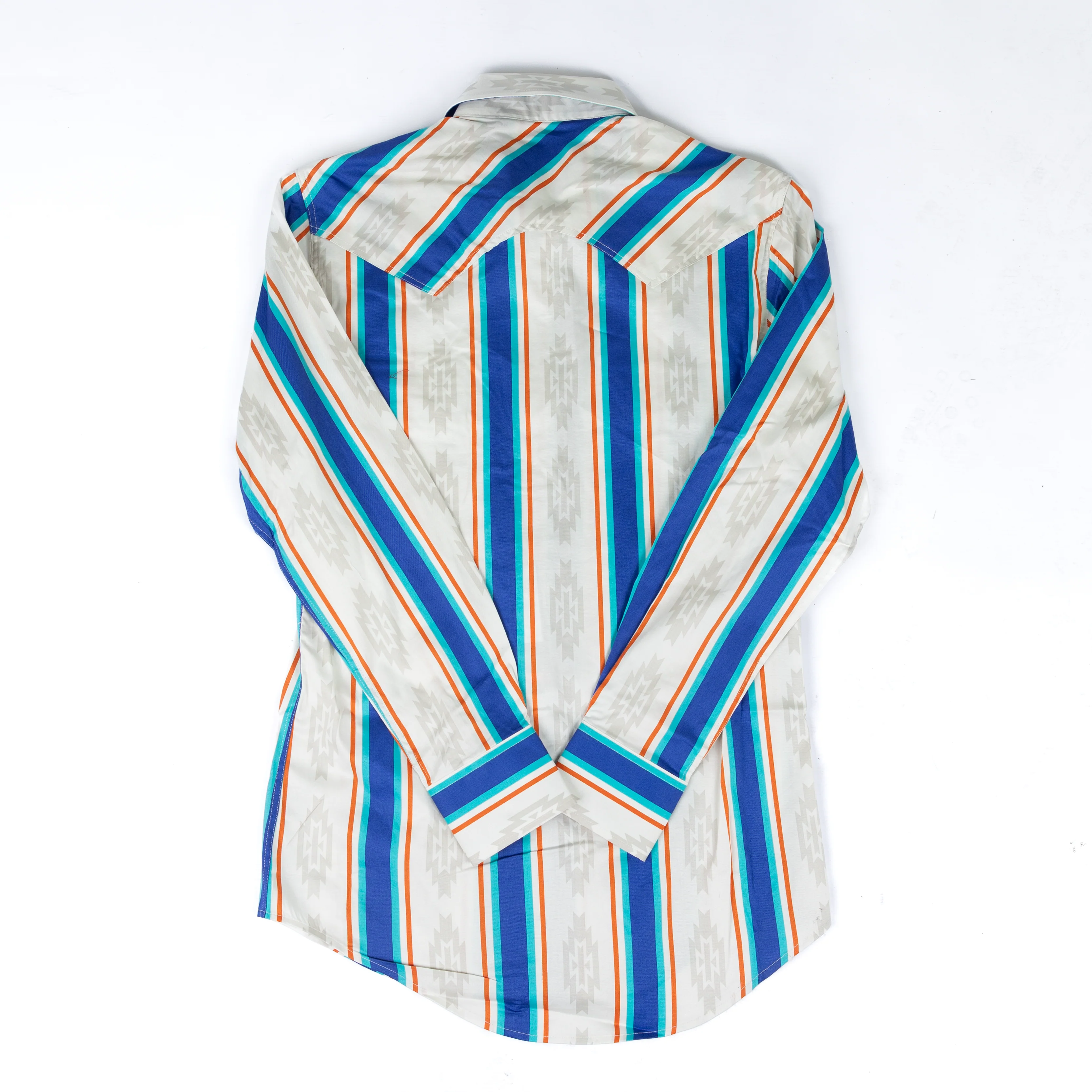 Rock & Roll Brushed Popper Blue Stripe - Image 2