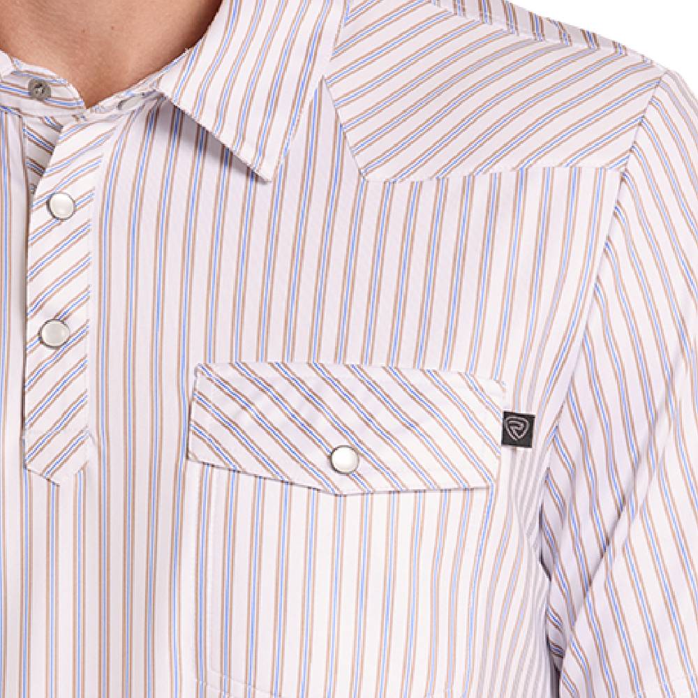 Rock & Roll Baby Blue Stripe Polo - Image 2
