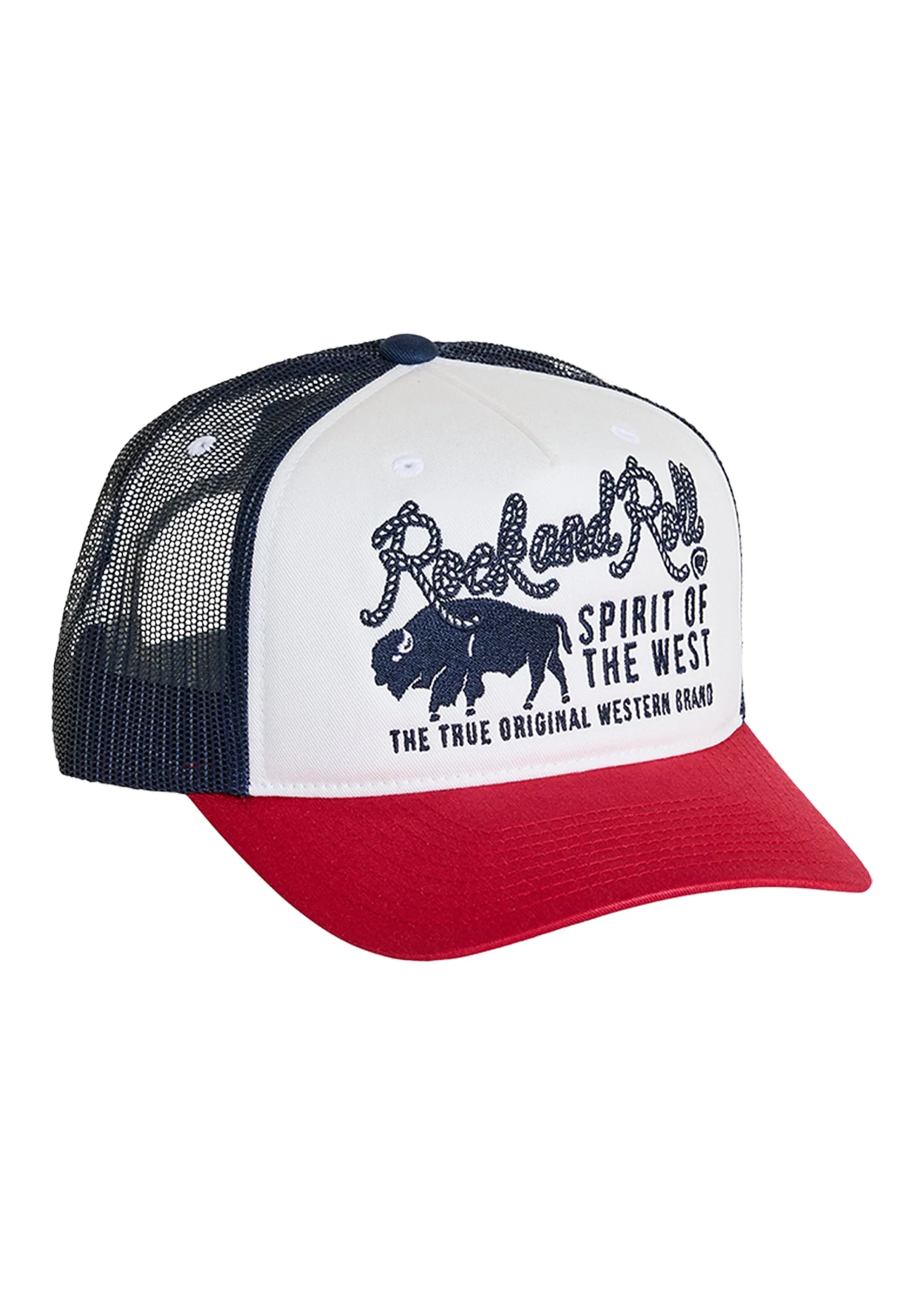 Rock & Roll Spirit Cap Red White Blue - Image 2