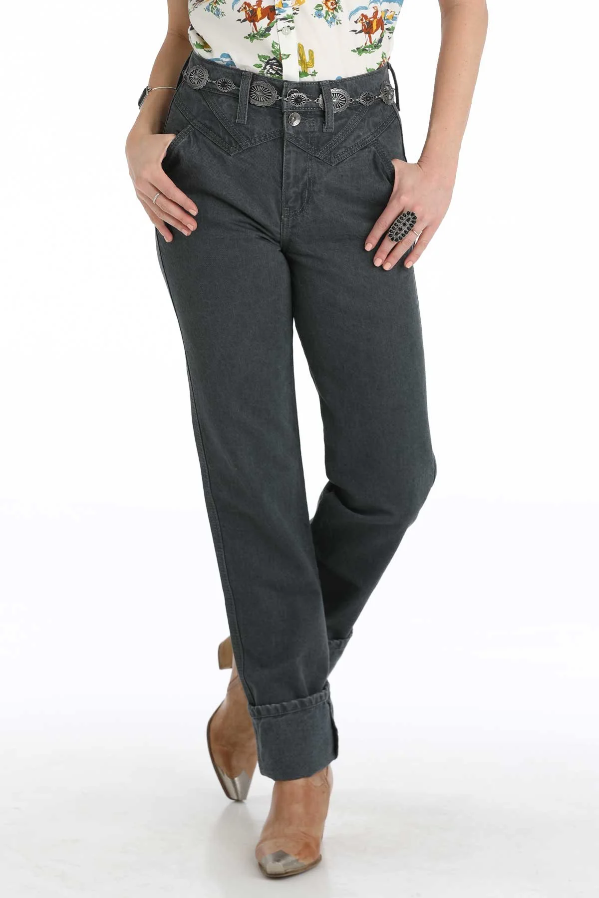 Rockies Throwback Shaded Gray by Cruel Girl Women's - Image 3