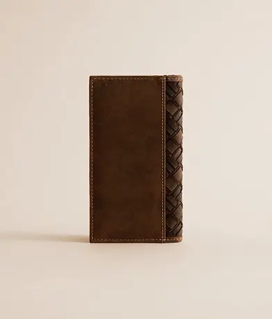 Rodeo Basket Weave Leather Wallet - Image 2