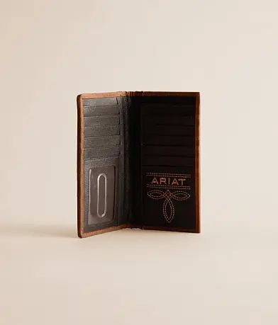 Rodeo Basket Weave Leather Wallet - Image 3