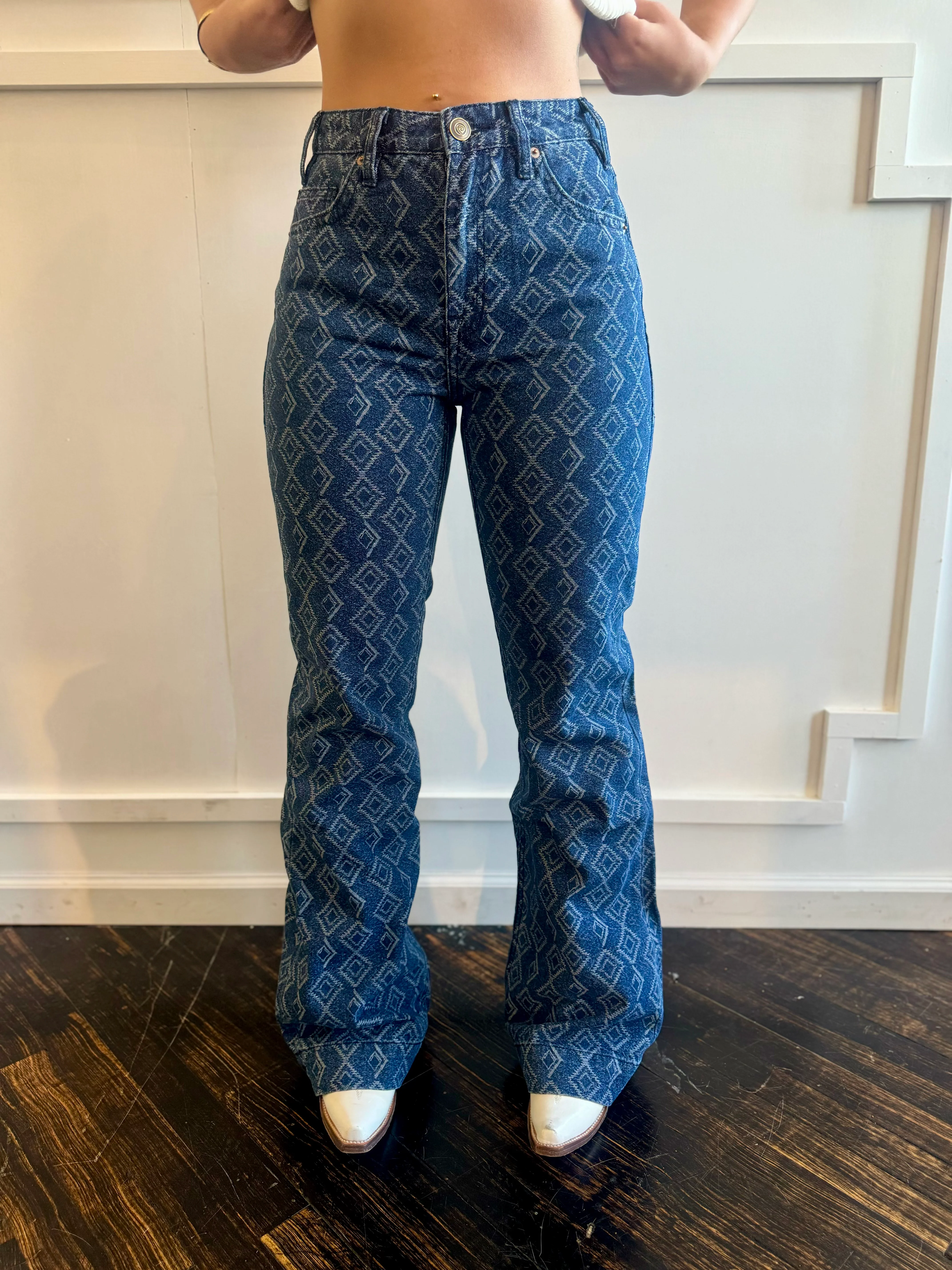 Final Sale ✨Rodeo Diamond High Rise Trouser
