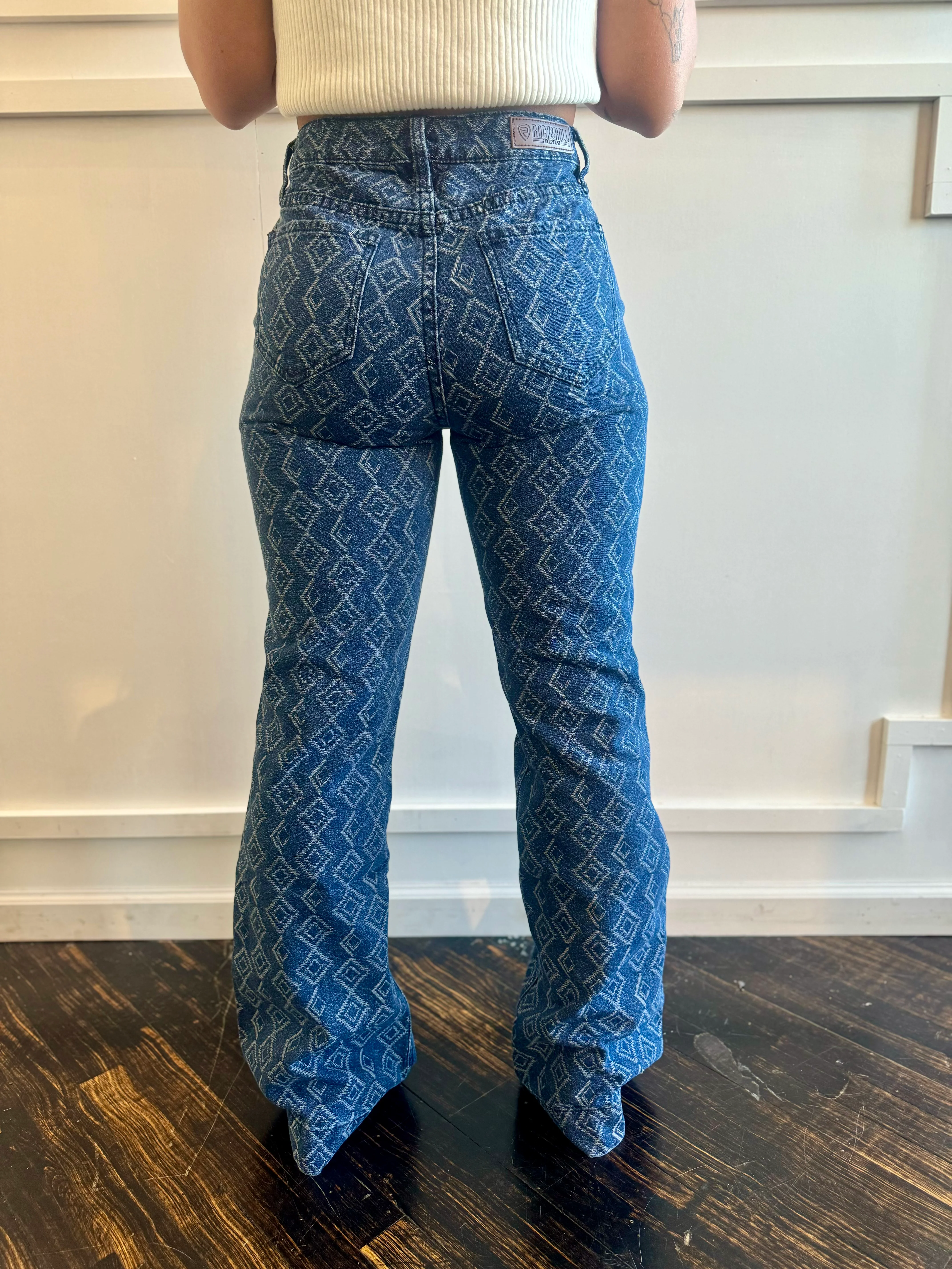 Final Sale ✨Rodeo Diamond High Rise Trouser - Image 3