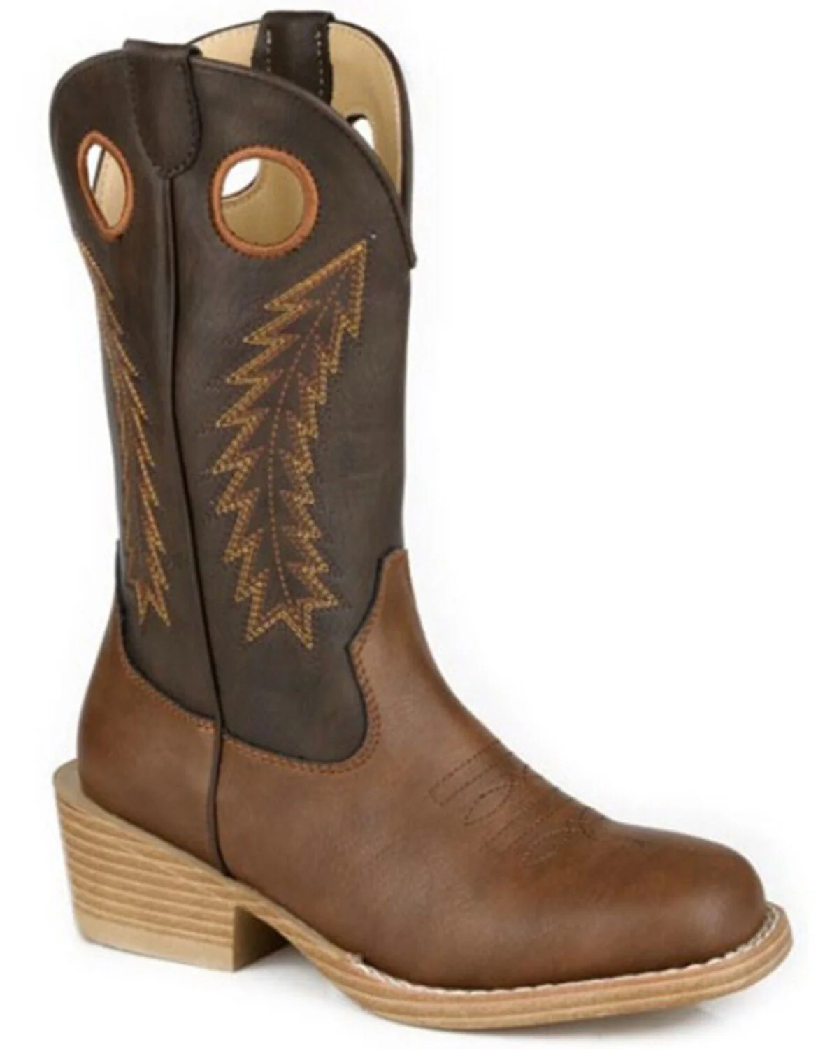 Roper Boys Brown Walker Boots