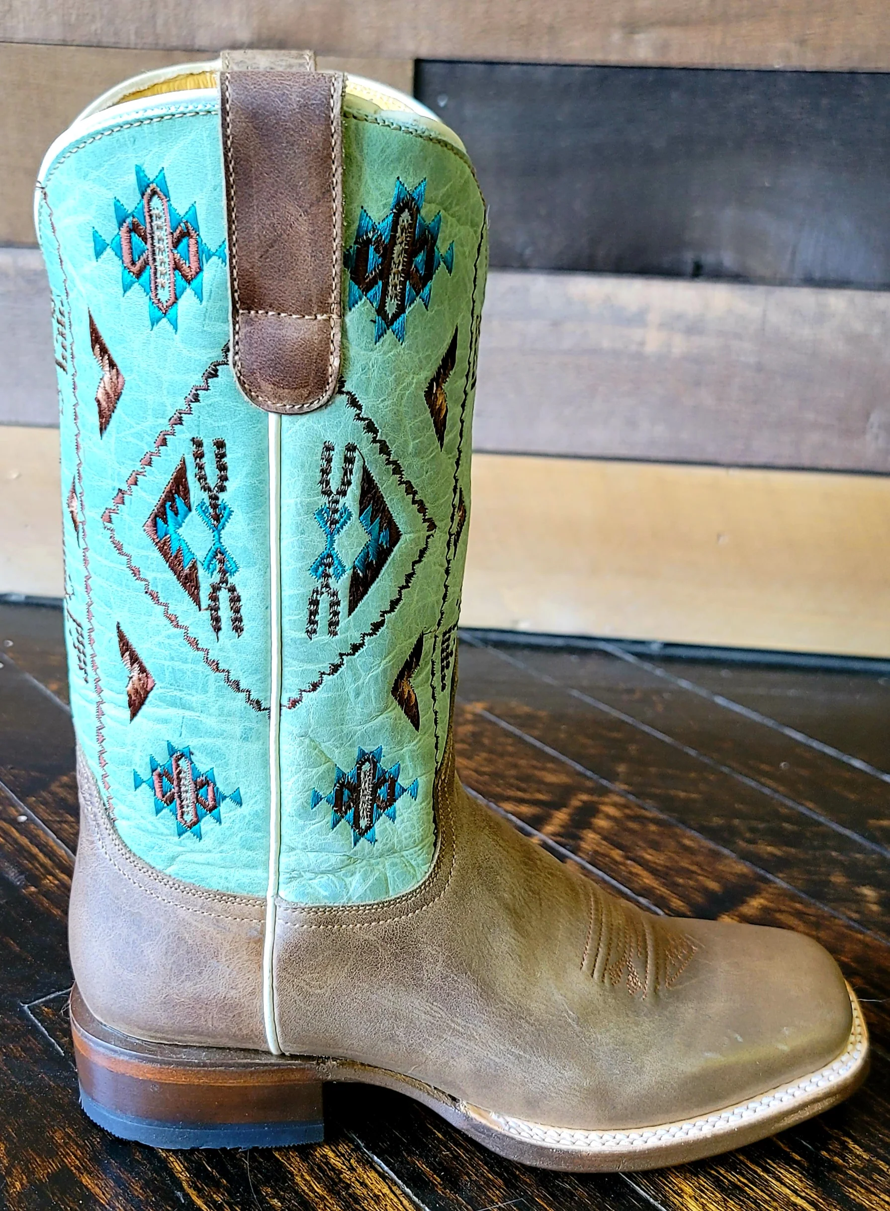 Final Sale ✨ Roper Out West Women's Turquoise Boots - Image 4