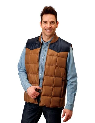 Final Sale ✨Roper Quilted Vest Brown