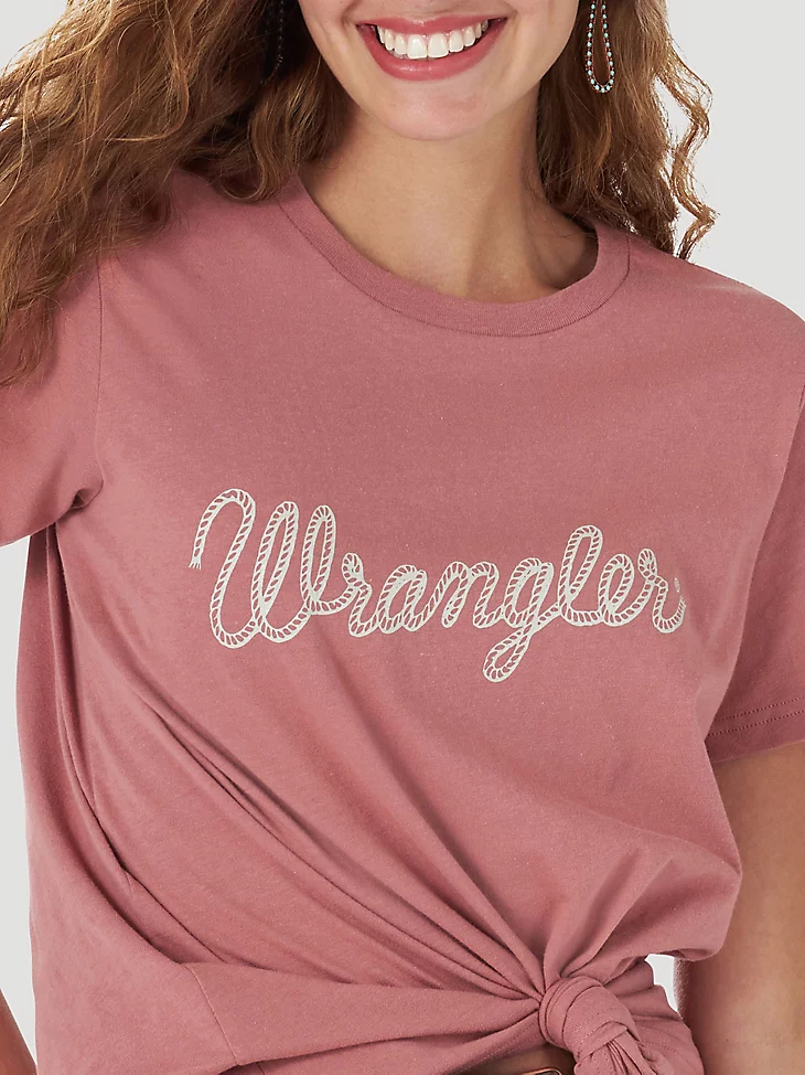 Final Sale ✨ Rosie Wrangler Logo Women's T-Shirt - Image 2