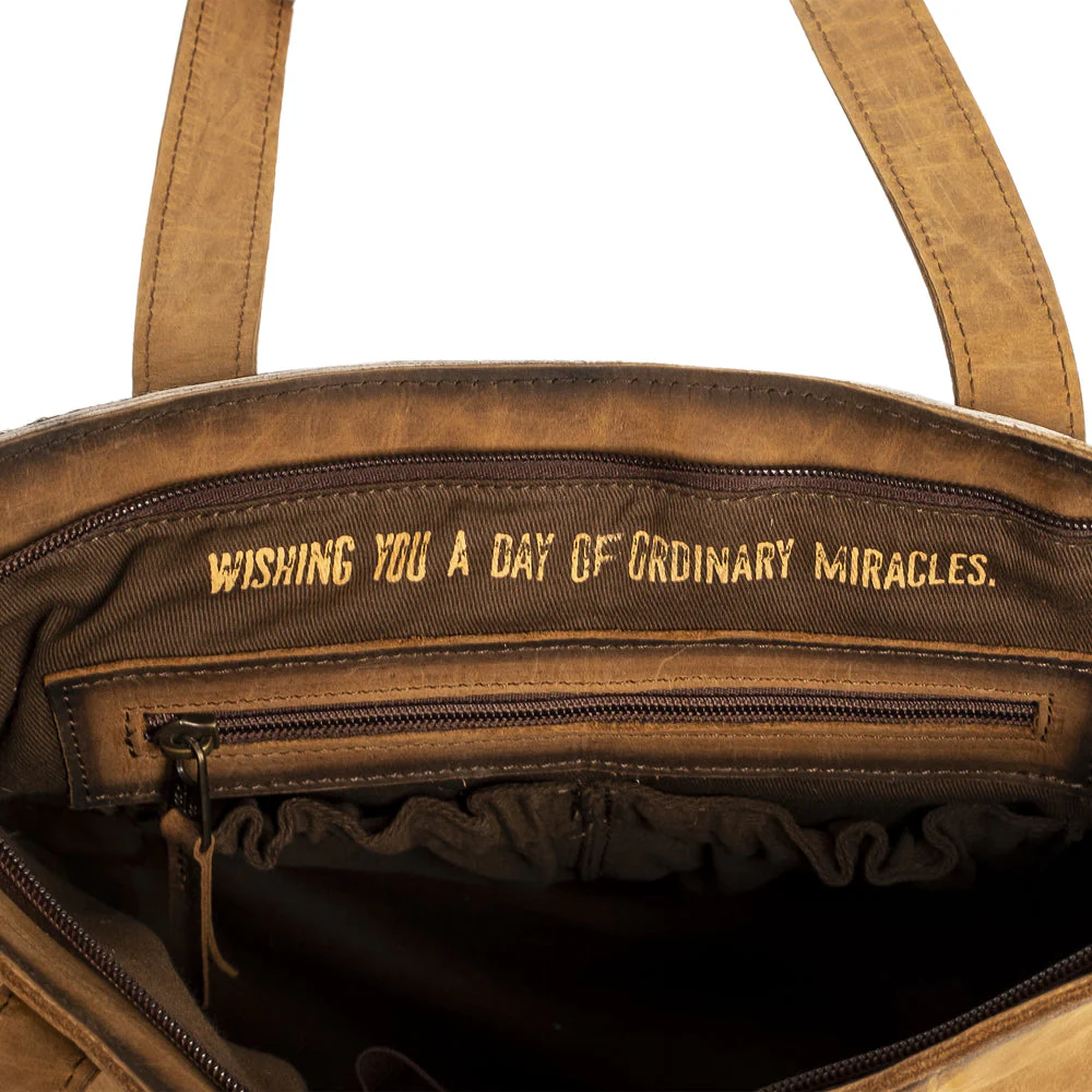 Roswell Cowhide Small Tote - Image 4