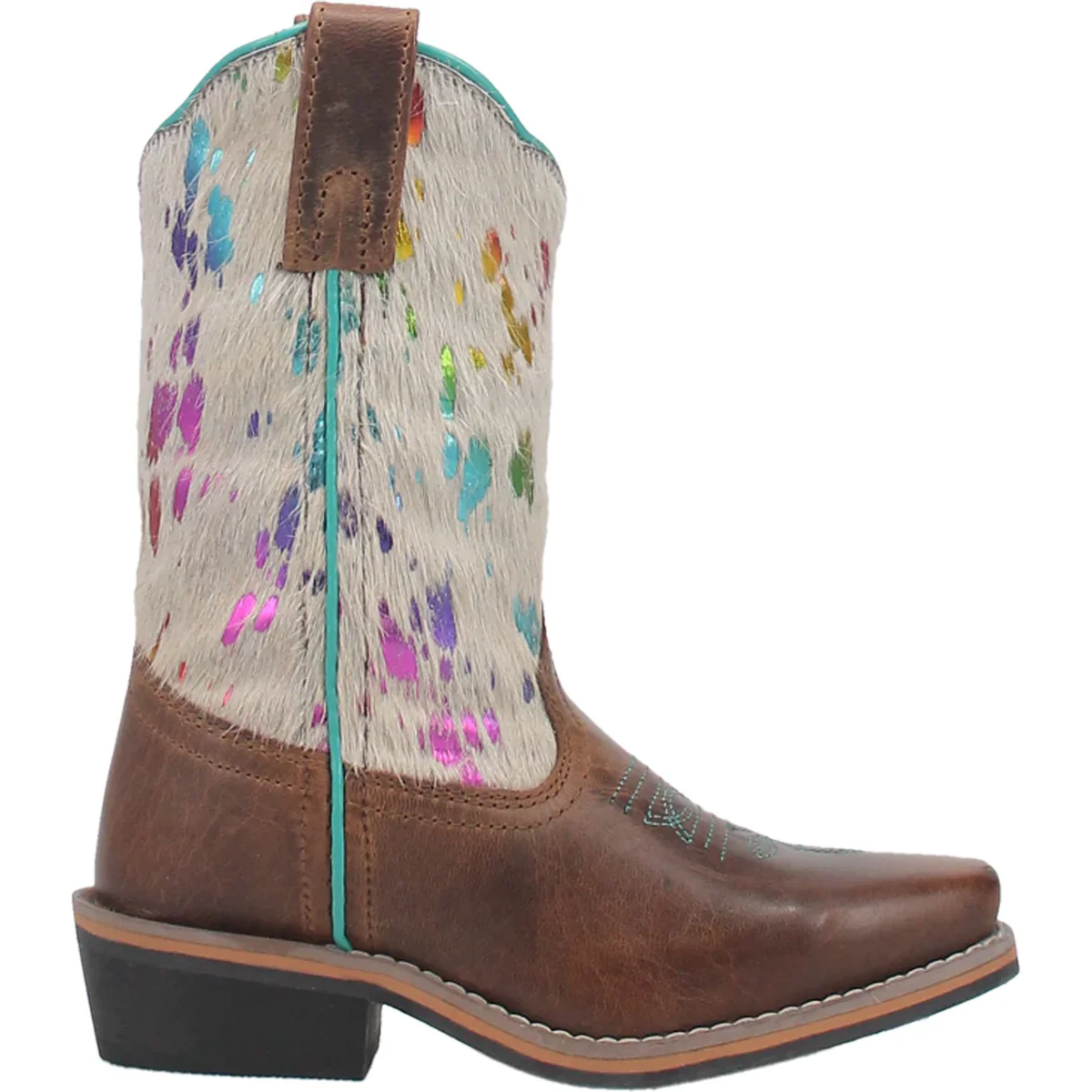 Rumi Drizzle Cow Fur Kid's Boots - Image 2