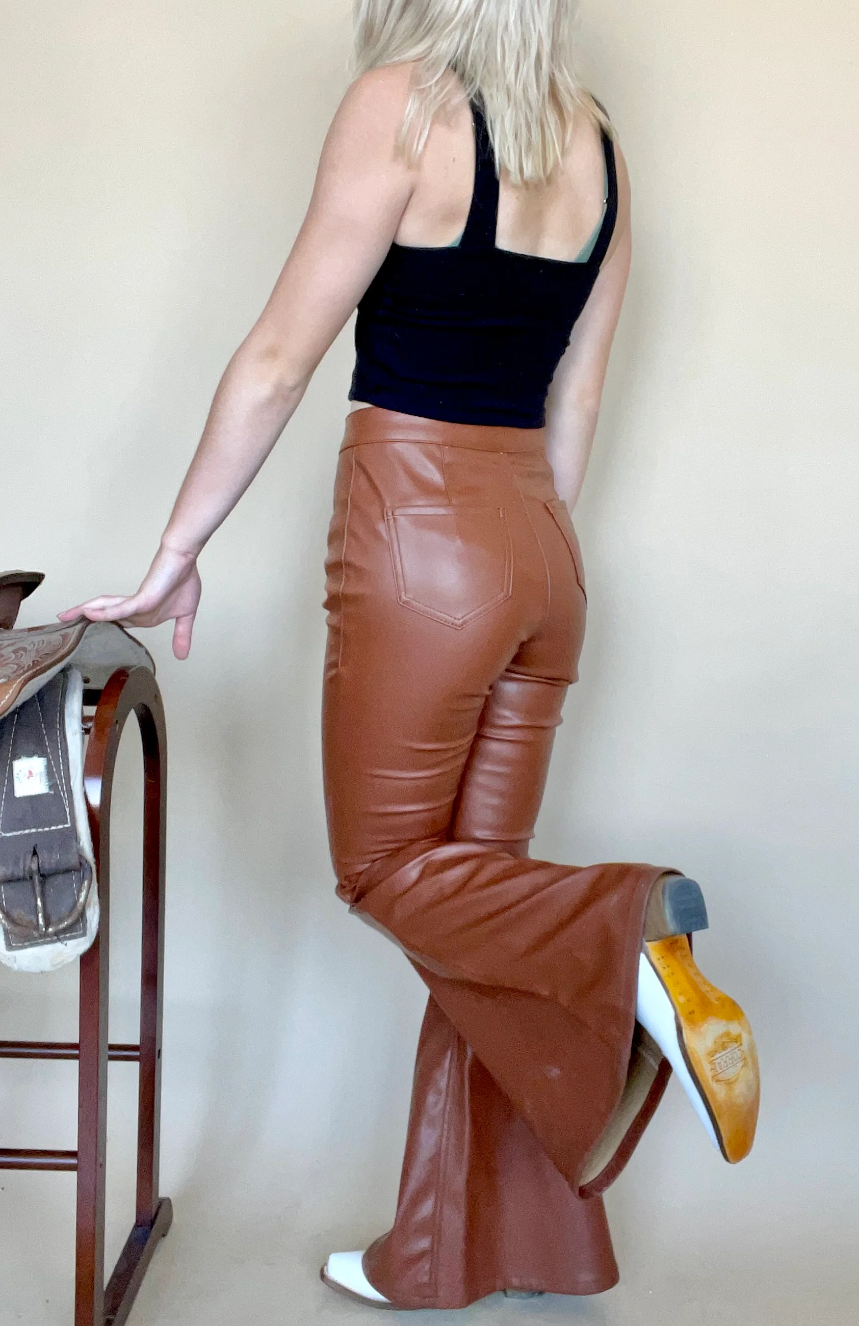 Final Sale ✨Meg Faux Leather Bells - Image 4