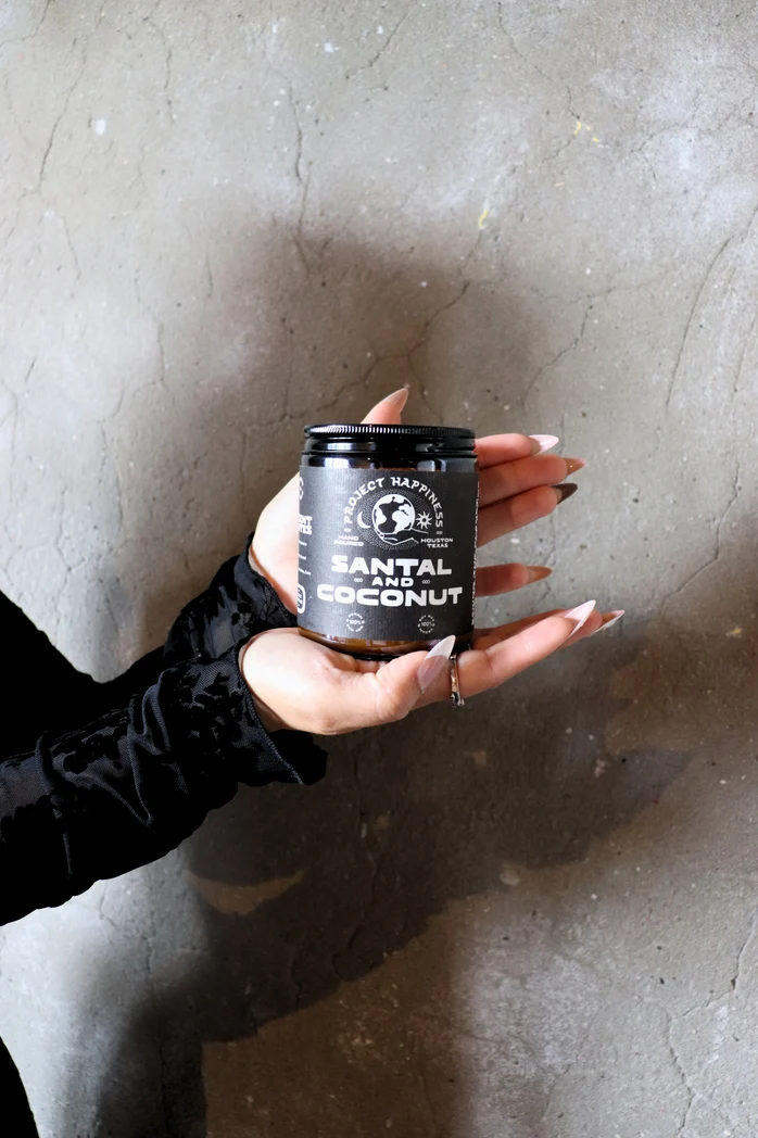 Santal and Coconut Soy Candle - Image 3