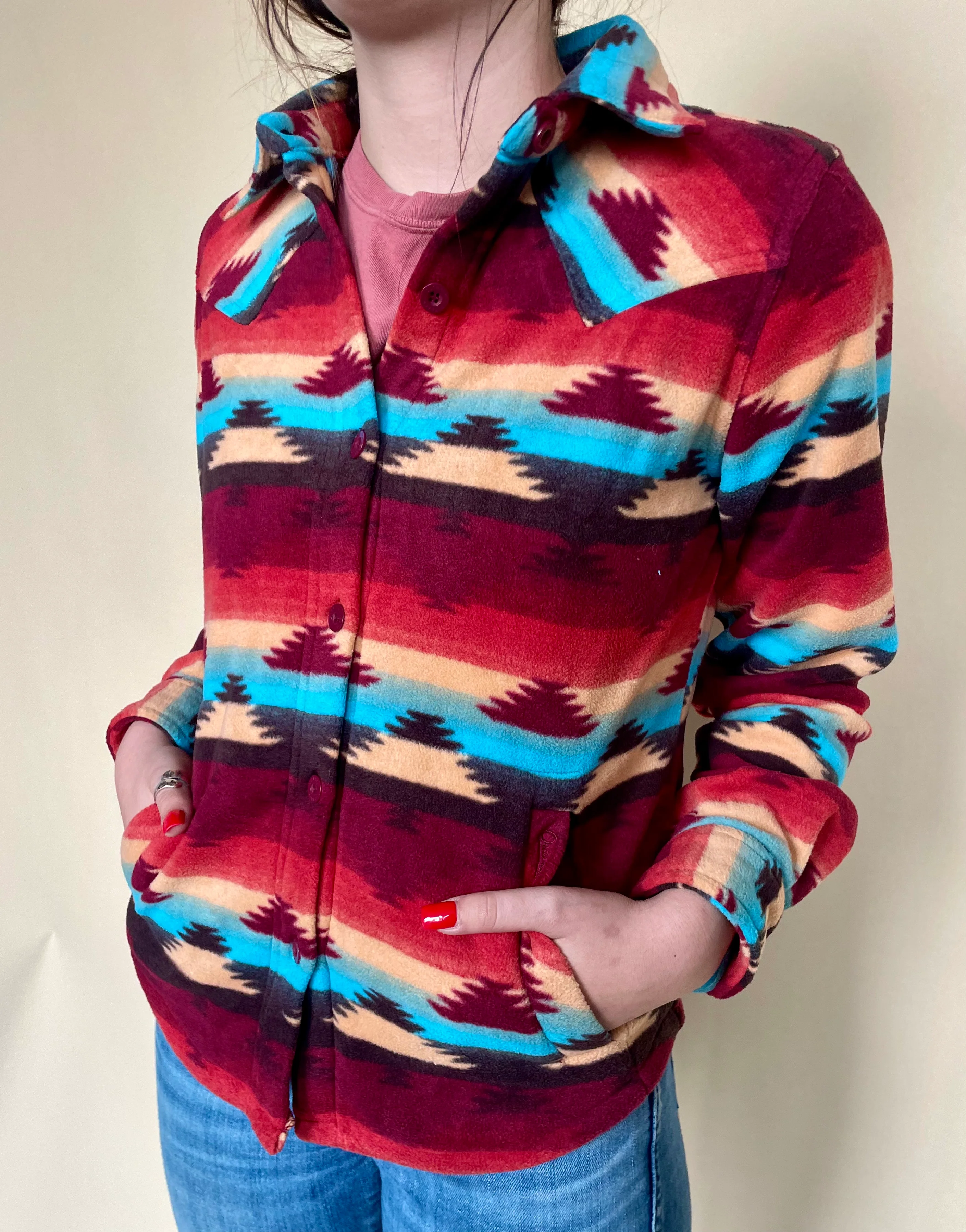 Final Sale ✨ Outback Scarlet Fleece - Image 2