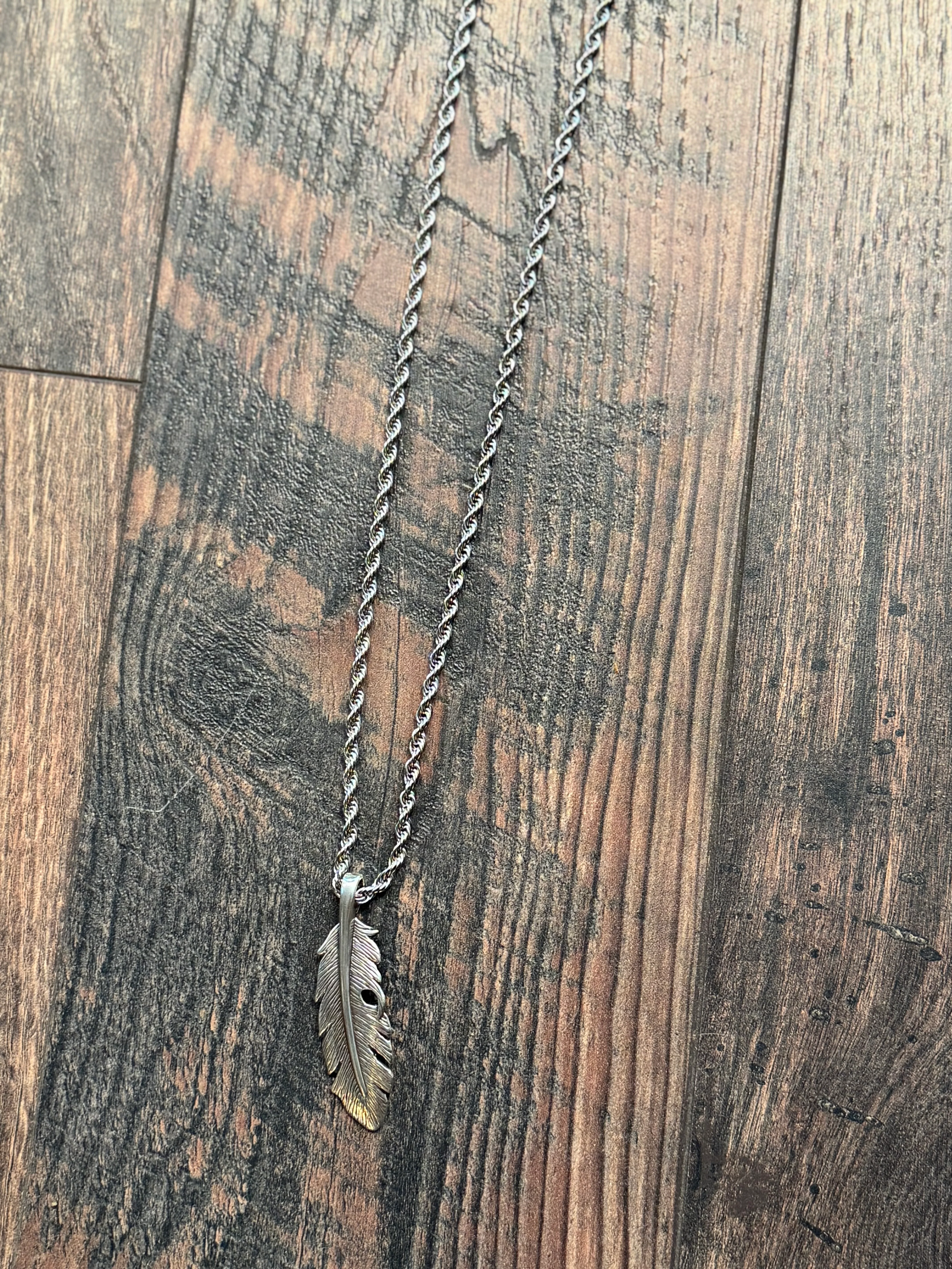 Silver Feather Chain - Image 2