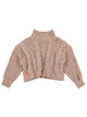 Simply Southern Braid Sweater Tan - Image 4