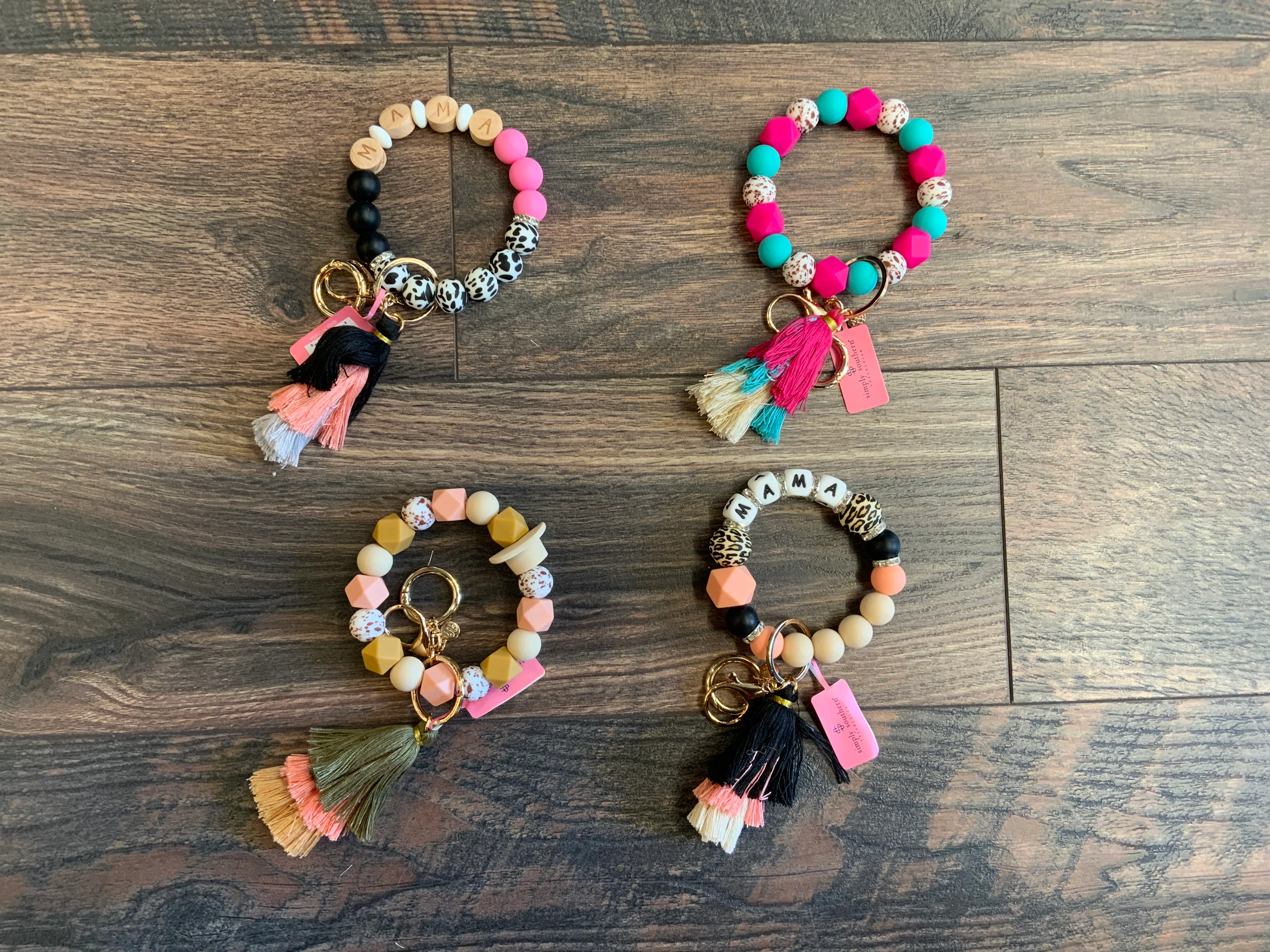 Simply Southern Beaded Wristlet Keychain - Image 3