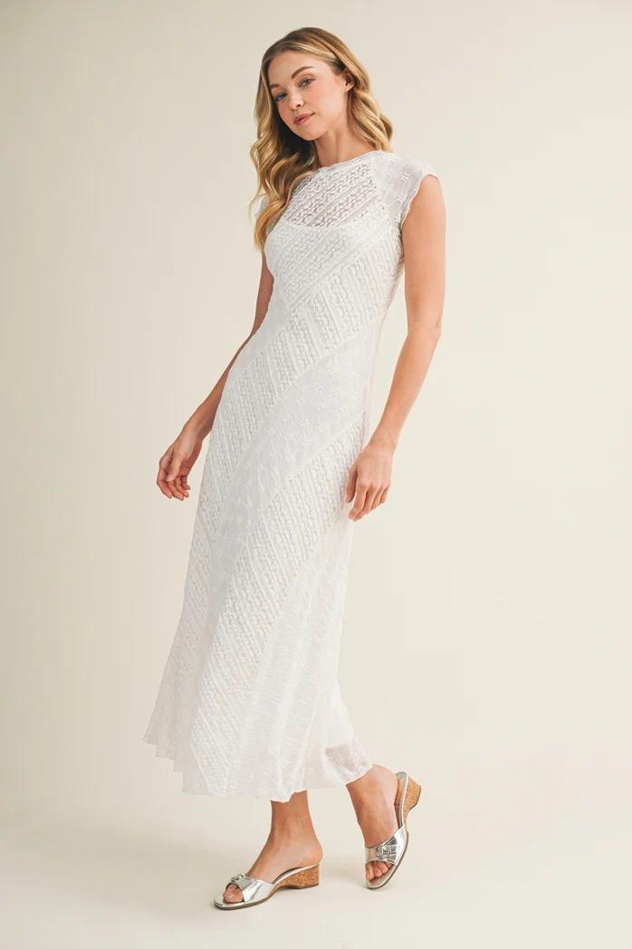 Spring Lace Maxi Dress - Image 4
