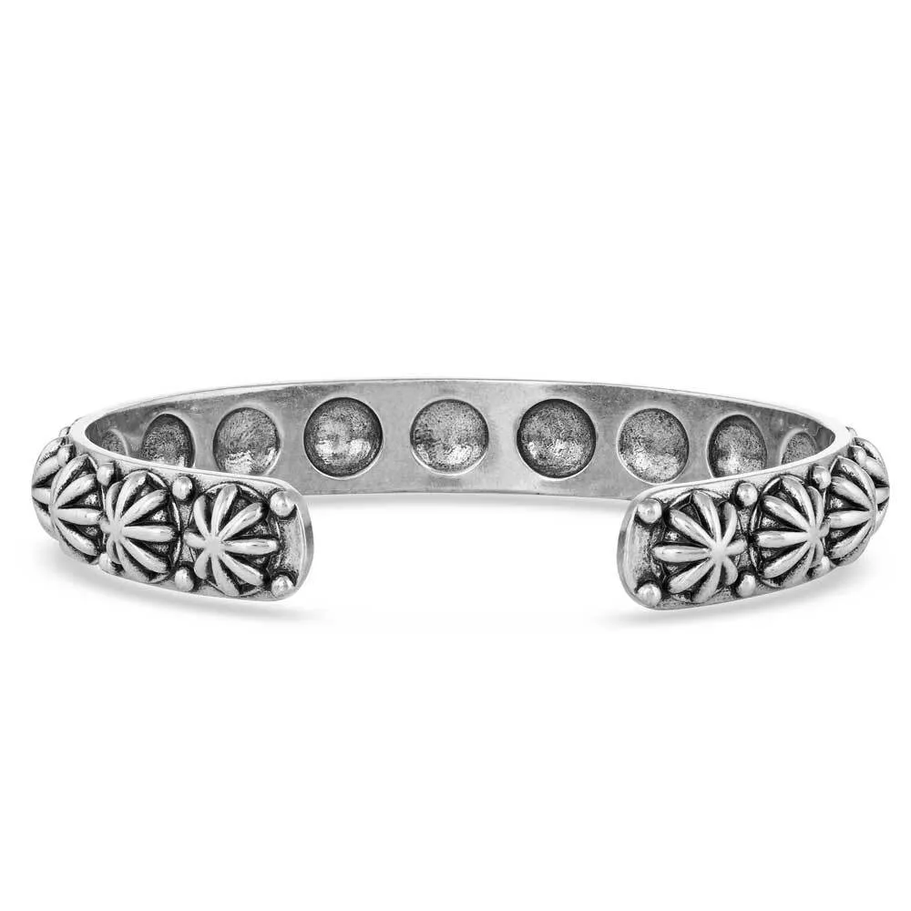 Starlight Starbrite Stone Turquoise Silver Bracelet - Image 2