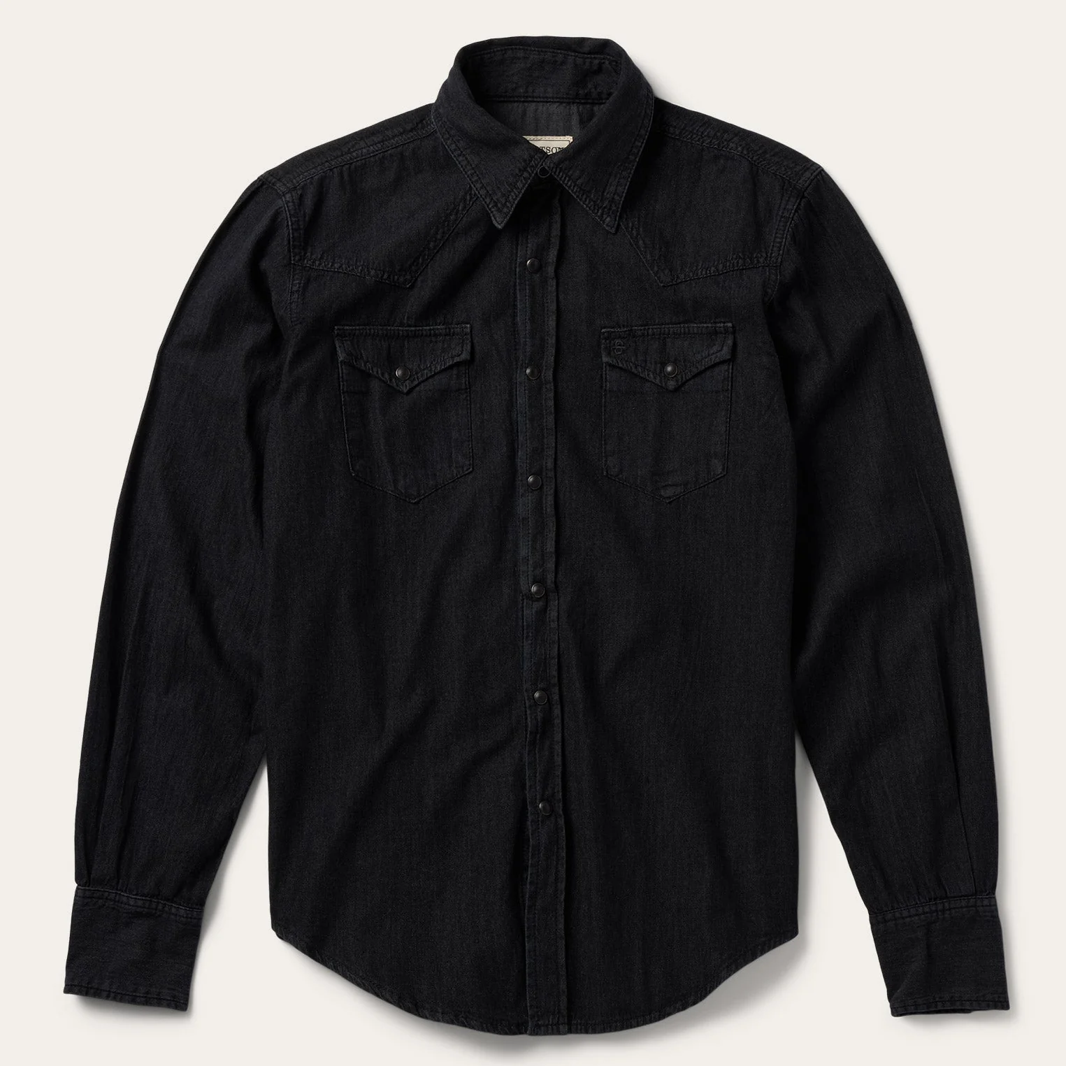 Stetson Modern Denim Black Men's Snap Up - Image 2
