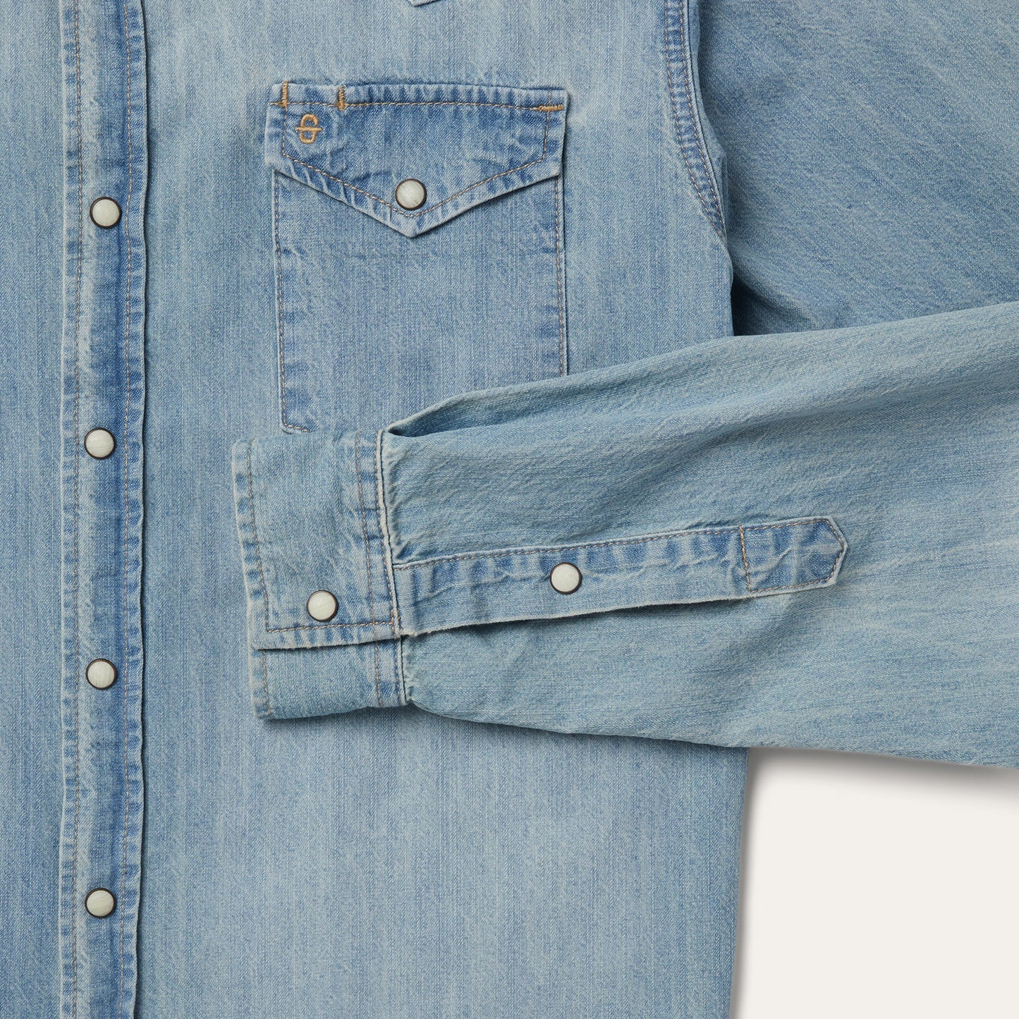 Stetson Modern Denim Blue Men's Snap Up - Image 5