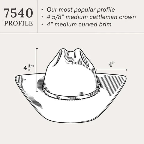 Stetson Skyline Black 6X Cowboy Hat - Image 6