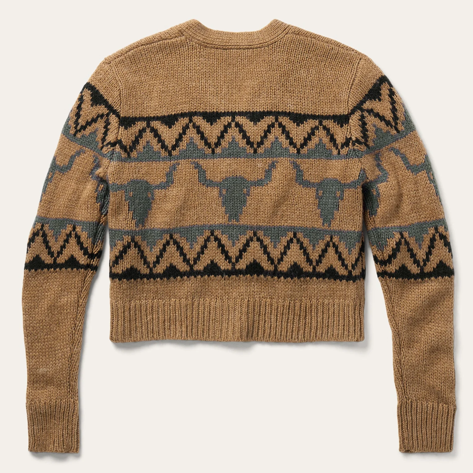 Stetson Steer Head Cropped Cardigan - Image 3