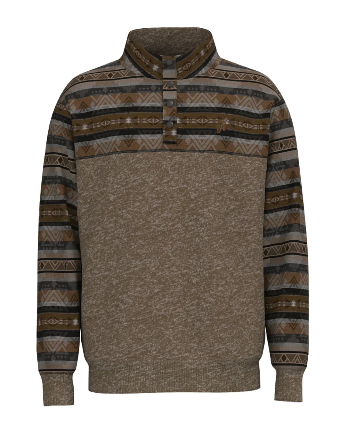 Final Sale ✨ Stevie Tan/Brown Aztec Pullover