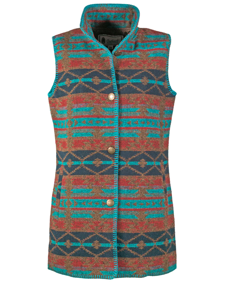 Final Sale ✨ Stockard Vest Turquoise Women's - Image 2