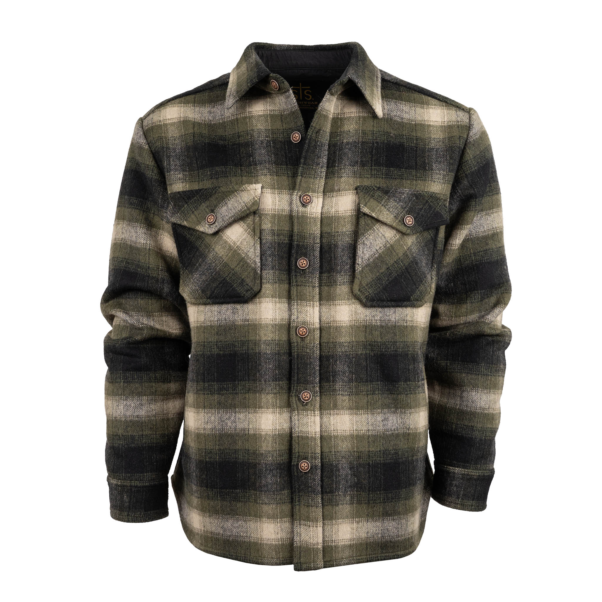 STS Haskell Men's Wool Plaid Shirt - Image 3