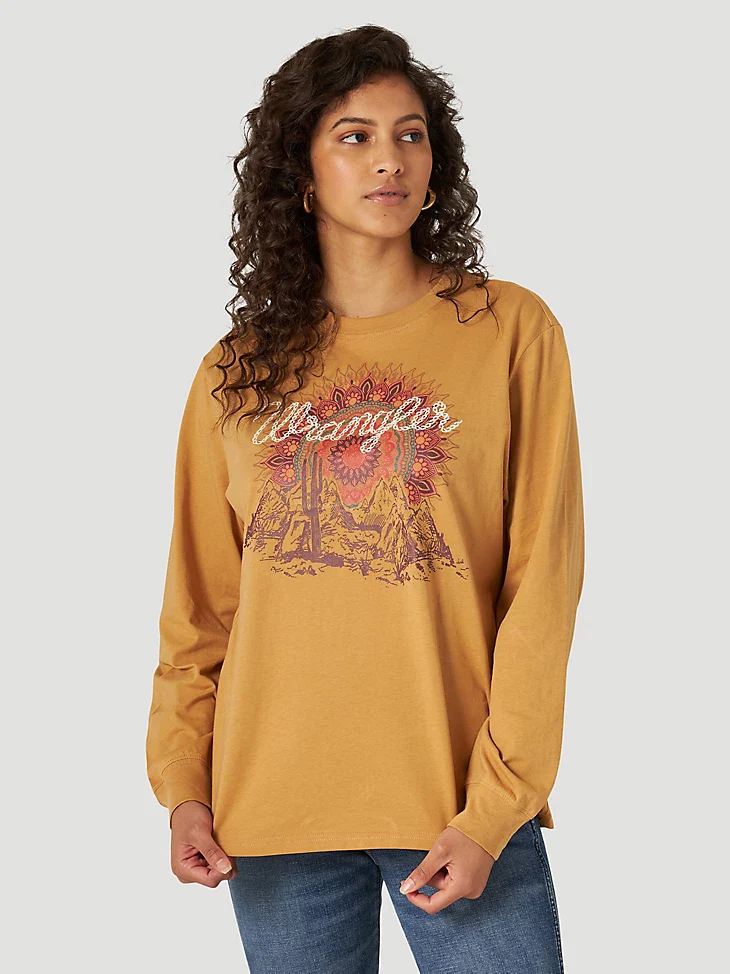 Final Sale ✨ Sunburst Wrangler Women's T-Shirt - Image 2