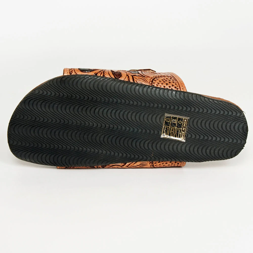 Sunflower Tooled Slide Sandals - Image 4