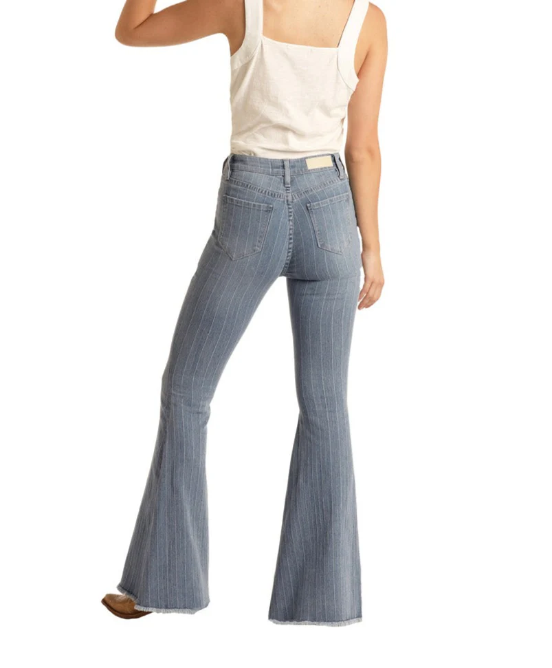 Final Sale ✨ Suzi Denim & White Stripe Women's Bell - Image 2
