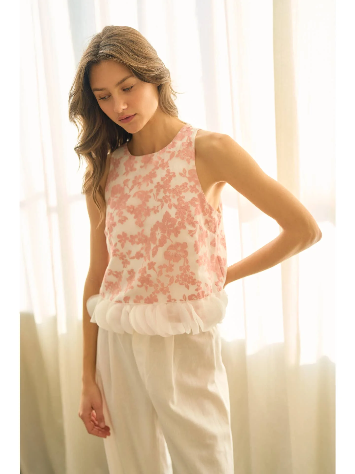 Swing Top Pink Floral - Image 2