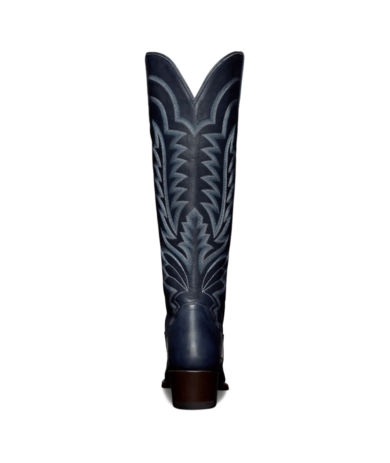 Tecovas Abby Navy Cowhide Boots - Image 7