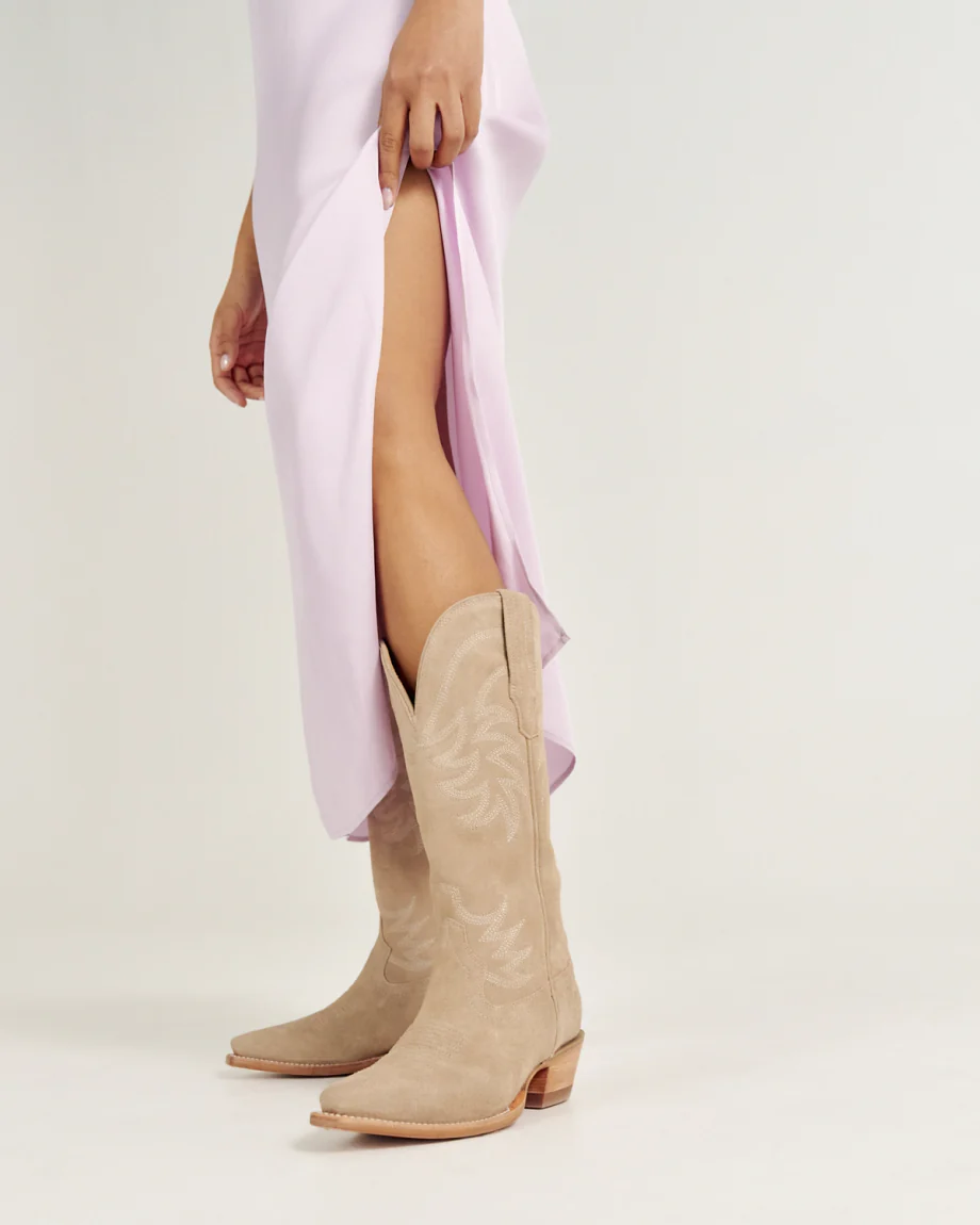 Tecovas Annie Fawn Suede - Image 2
